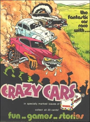 Crazy Cars card 2 Sealed Pack