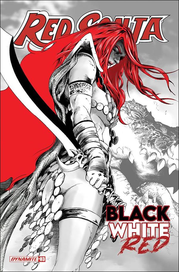 Red Sonja: Black White Red issue 3-C Jonathan Lau Cover