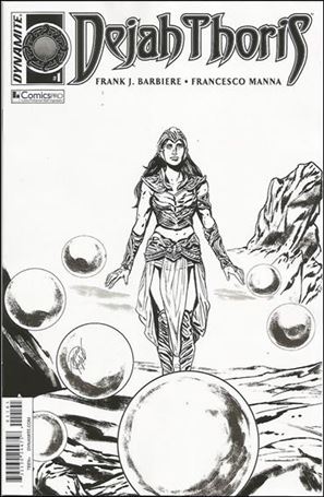 Dejah Thoris (2016) issue 1-J Ming Doyle ComicsPRO Black & White Cover