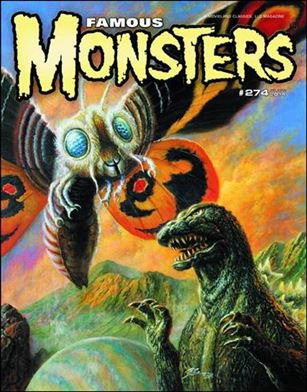 Famous Monsters of Filmland issue 274 Godzilla vs Mothra Diamond Cover
