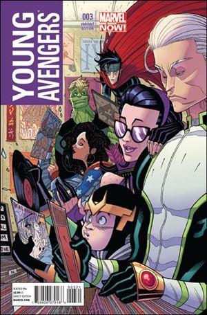 Young Avengers (2013) issue 3-B Tradd Moore 1:50 Cover