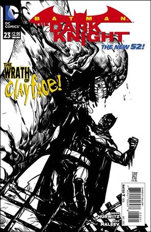 Batman: The Dark Knight (2011/11) issue 23-B 1:25 Black and White Cover
