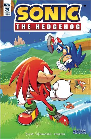 Sonic the Hedgehog (2018) issue 3 Tyson Hesse Cover