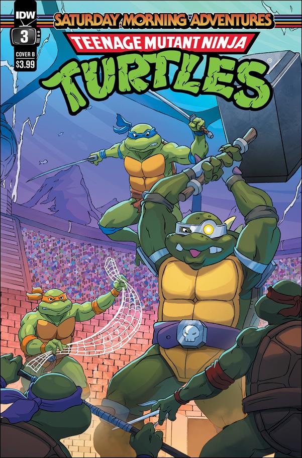 Teenage Mutant Ninja Turtles: Saturday Morning Adventures Continued issue 3-B Dan Schoening Cover