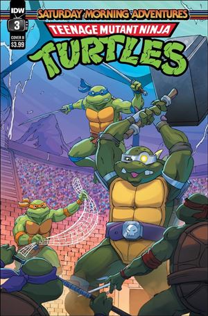 Teenage Mutant Ninja Turtles: Saturday Morning Adventures Continued issue 3-B Dan Schoening Cover