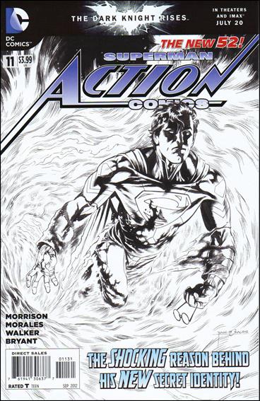 Action Comics (2011) issue 11-E Rags Morales 1:100 Sketch Cover
