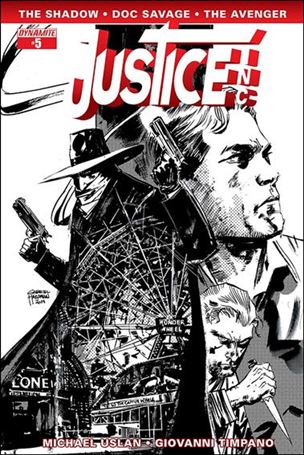 Justice, Inc. (2014) issue 5-E Gabriel Hardman 1:10 Black & White Cover
