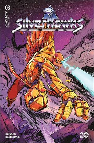 Silverhawks (2025) issue 3-L David Cousens Battle Damage 1:10 Cover