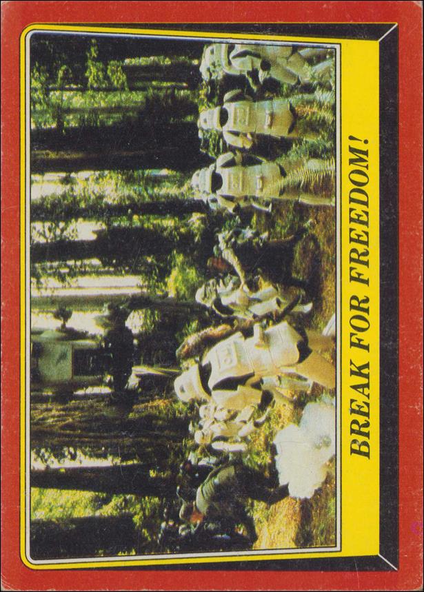 Star Wars: Return of the Jedi: Series 1 (Base Set) card 108 Break for Freedom!