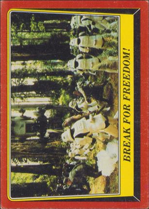 Star Wars: Return of the Jedi: Series 1 (Base Set) card 108 Break for Freedom!