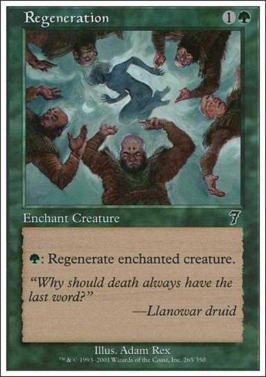 Magic the Gathering: 7th Edition (Base Set) card 265 Regeneration