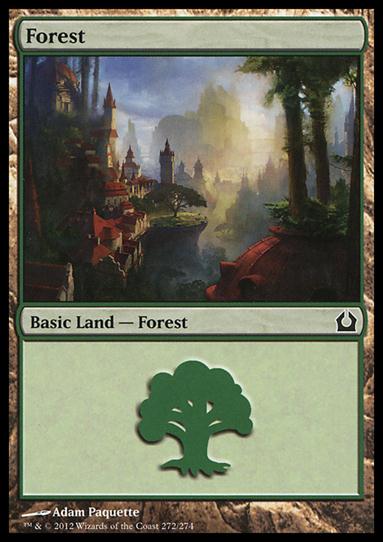 Magic the Gathering: Return to Ravnica (Base Set) card 272 Forest