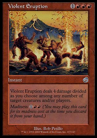 Magic the Gathering: Torment (Base Set) card 117 Violent Eruption