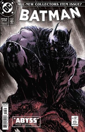 Batman (2016) issue 118-F V. Bogdanovic 1:100 Silver Foil Cardstock Cover