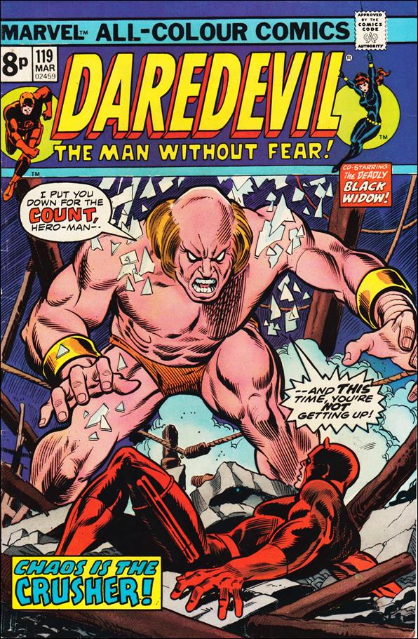 Daredevil (1964) issue 119-B UK Price Cover