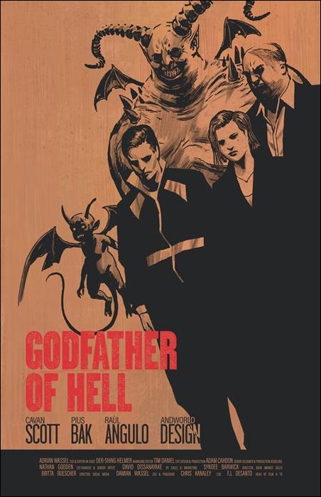 Godfather of Hell issue 1-D Josh Hixson 1:10 Cover