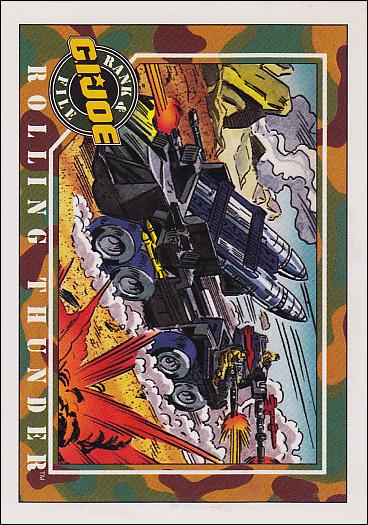 G.I. Joe (Base Set) card 9 Rolling Thunder