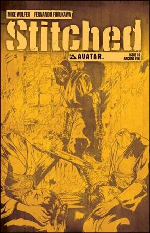 Stitched issue 16-D 1:3 Ancient Evil Cover