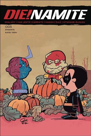 Die!namite issue 3-G Vincenzo Carratu Peanuts Cover