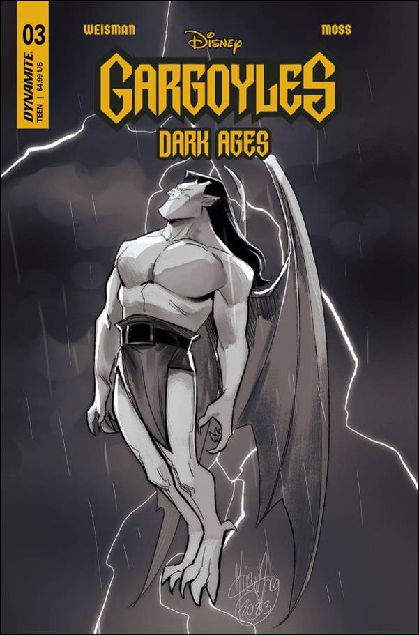 Gargoyles: Dark Ages issue 3-K Mirka Andolfo 1:20 Line Art Cover