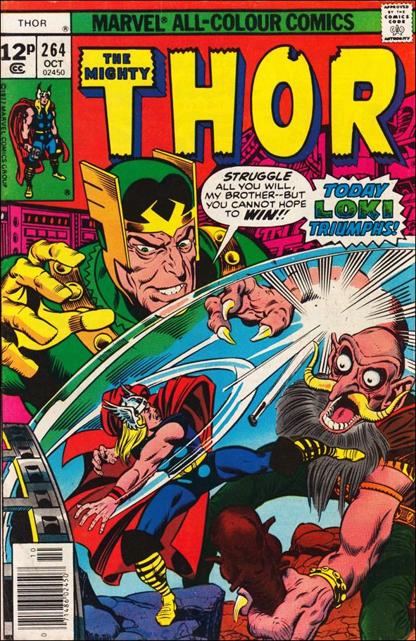 Thor (1966) issue 264-C UK Price Cover