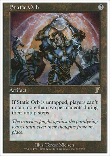 Magic the Gathering: 7th Edition (Base Set) card 319 Static Orb