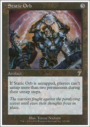 Magic the Gathering: 7th Edition (Base Set) card 319 Static Orb