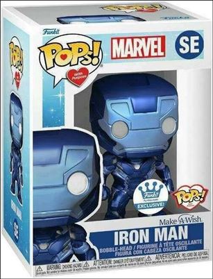 POPs! With Purpose figure SE06 Iron Man (Metallic) Funko Shop Exclusive