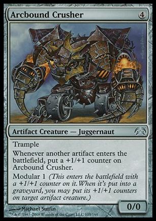 Magic the Gathering: Planechase (Base Set) card 105 Arcbound Crusher