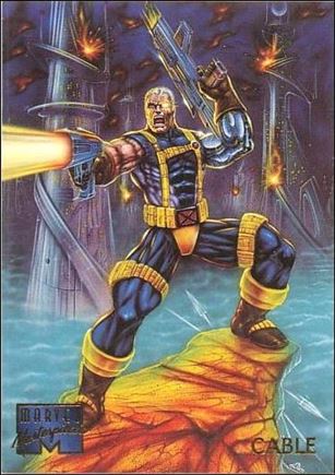 1995 Marvel Masterpieces (Base Set) card 15 Cable
