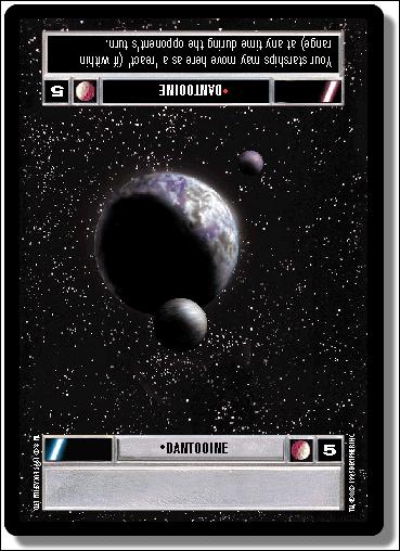 Star Wars: Premiere Limited (Base Set) card 133 Dantooine