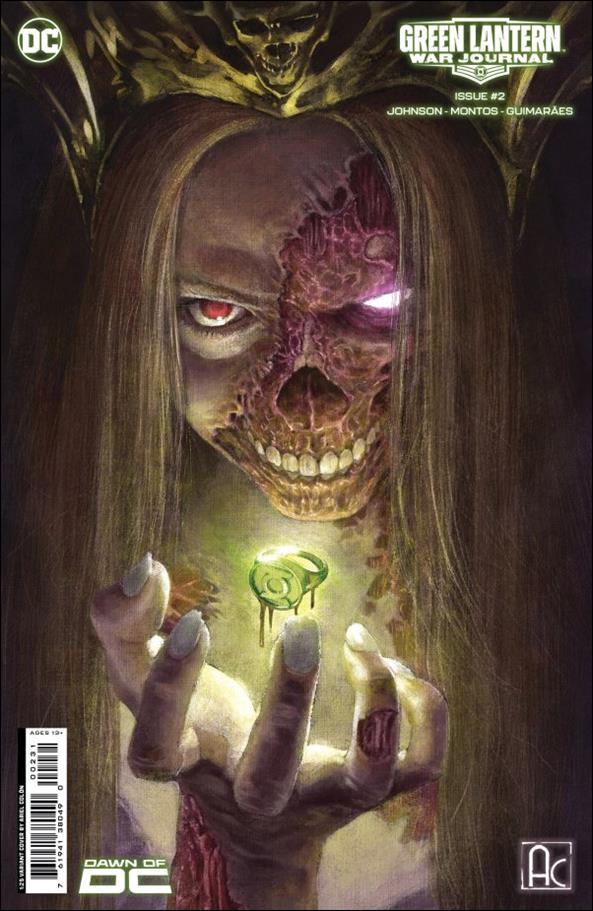 Green Lantern: War Journal issue 2-E Ariel Colon 1:25 Cardstock Cover