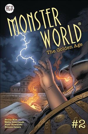 Monster World: The Golden Age issue 2 Piotr Kowalski Cover