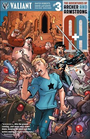 A&A: The Adventures of Archer & Armstrong issue 3 David Lafuente Cover
