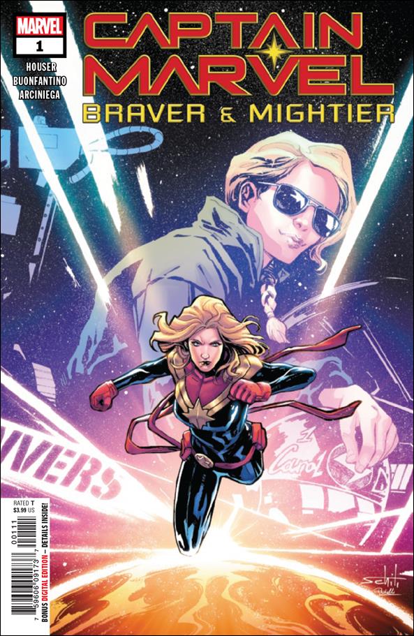 Captain Marvel: Braver and Mightier issue 1 Valerio Schiti Cover