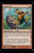 Magic the Gathering: Lorwyn (Base Set) card 170 Giant's Ire