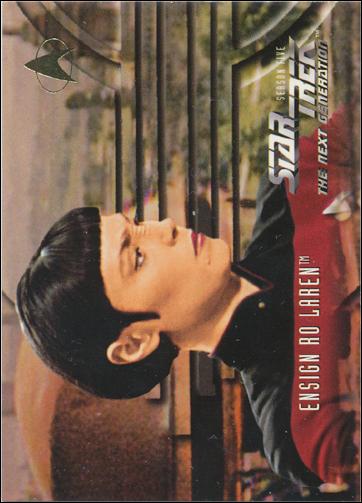 Star Trek: The Next Generation - The Episode Collection Season Five (Base Set) card 525 Ensign Ro Laren