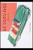 World on Wheels (Base Set) card 175-B De Soto Fireflite 1955 (Blue Back)
