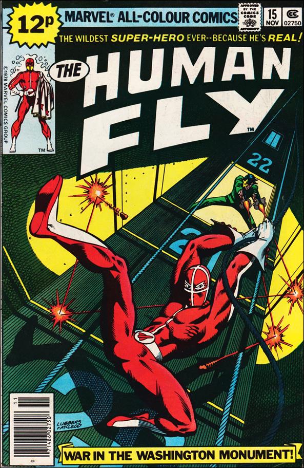 Human Fly issue 15-B UK Price Cover