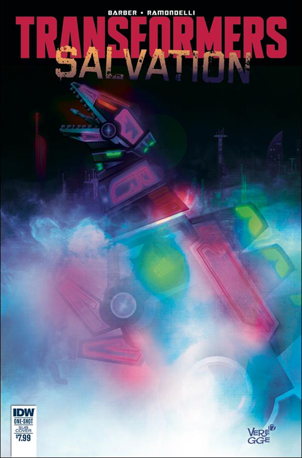 Transformers: Salvation issue One Shot-B Jeffrey Veregge Subscription Cover