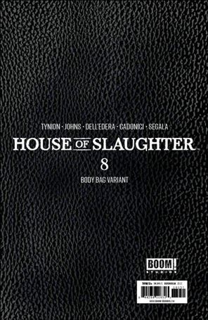 House of Slaughter issue 8-C Chris Burnham Body Bag Cover
