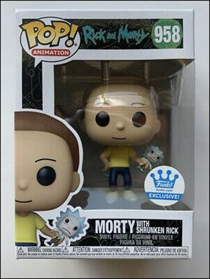 POP! Animation figure 958 Morty with shrunken Rick