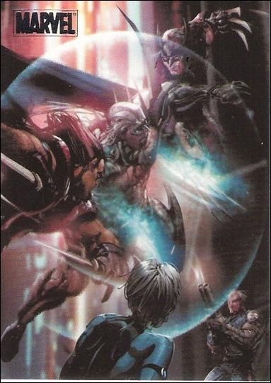Marvel Heroes and Villains (Silver Foil Parallel Base Set) card 25 X-Force vs Stryfe