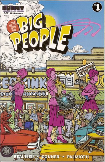 Here Come the Big People issue 1-B Geoffrey Darrow Cover