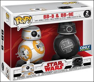 POP! Star Wars Multi-Packs figure nn11 BB-8 & BB-9E 2 Pack Best Buy