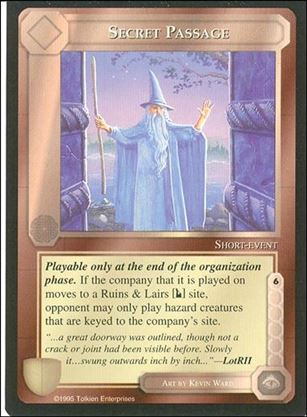 Middle-Earth: The Wizards (Base Set) card 382 Secret Passage