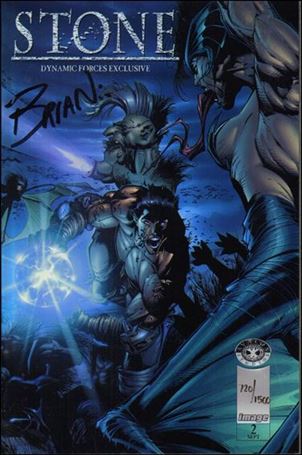 Stone (1998) issue 2-D DF StoneChrome Cover (Signed by Haberlin) 1/1500