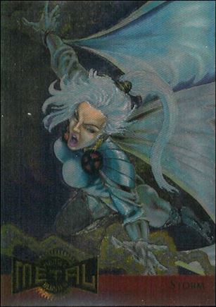 Marvel Metal (Metal Blasters Subset) card 13 Storm