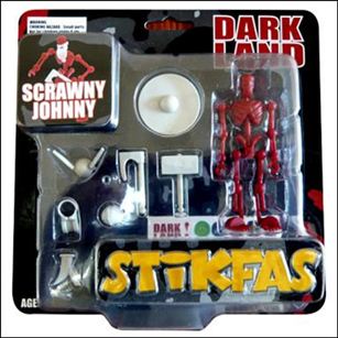 Stikfas Preassembled Blister Regular Pack figure 13 Dark Land Scrawny Johnny