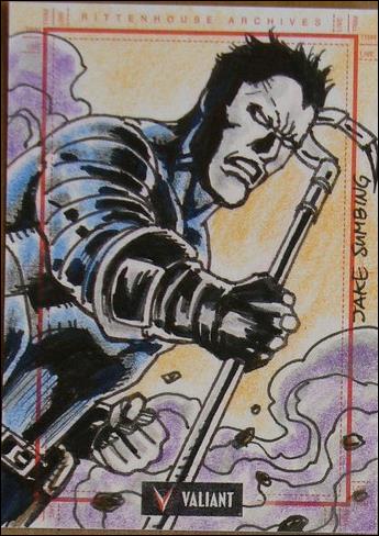 2013 Valiant Comics Preview Trading Card Set (Sketch Card Subset) card JSu-05